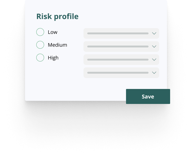 Registro e investigación de los perfiles de riesgo