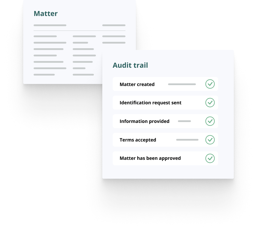 Check, approve and create an audit trail